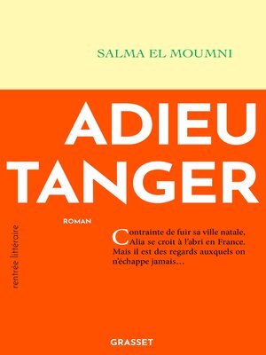 cover image of Adieu Tanger